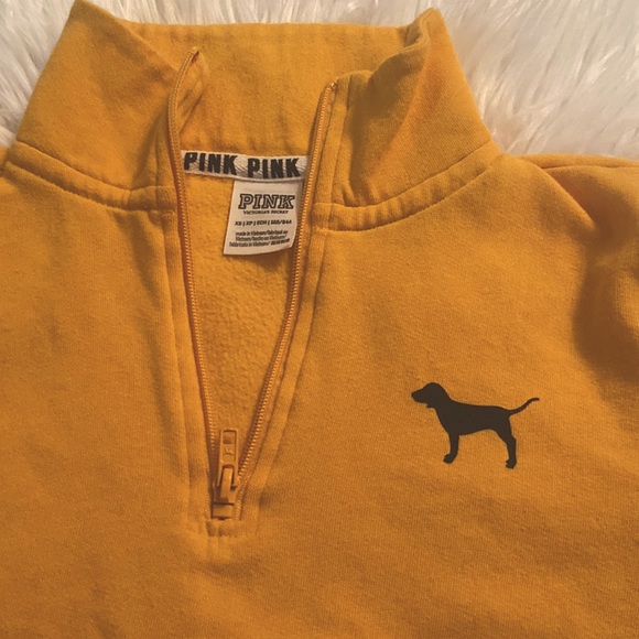 SOLD Victoria Secret Pink Pull Over Soft Yellow Sweater - Picture 2 of 5